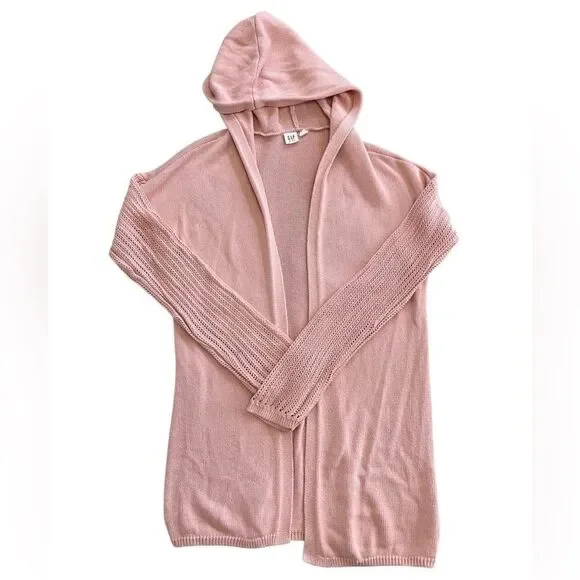 GAP Kids Pink Dust Hooded Cardigan XXL
