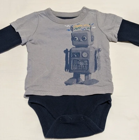 Baby Gap Long Sleeve Thermal T-shirt Onesie