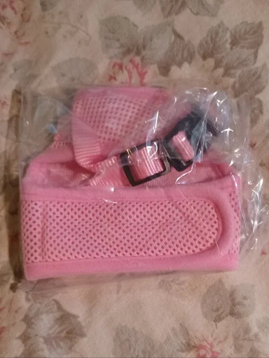 Cat Pink Mesh Safety Harness