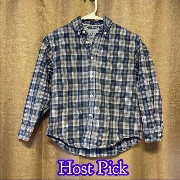 ✅2x Host Pick✅ Gap Authentic Oxford Shirt, M (7-8)