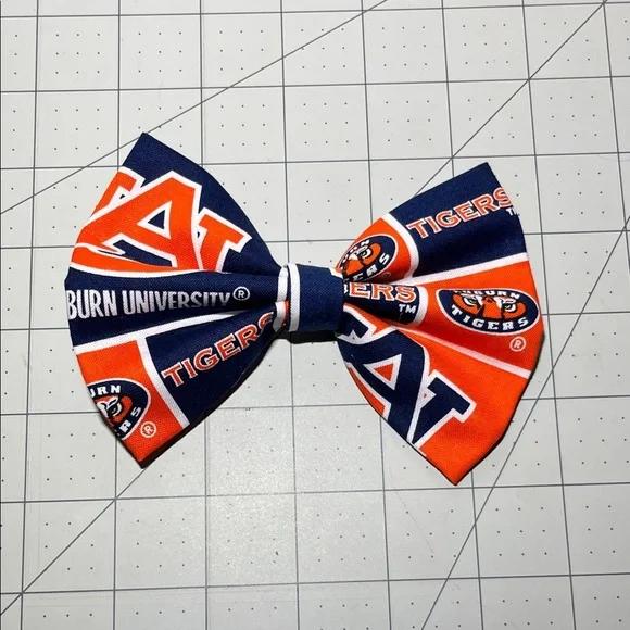Auburn University Kids Bow Tie - Navy and Orange