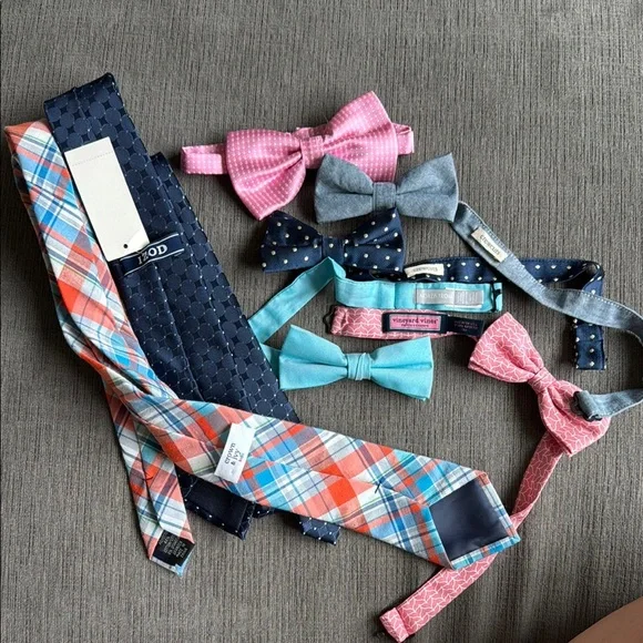 Name brand ties and bow ties for boys