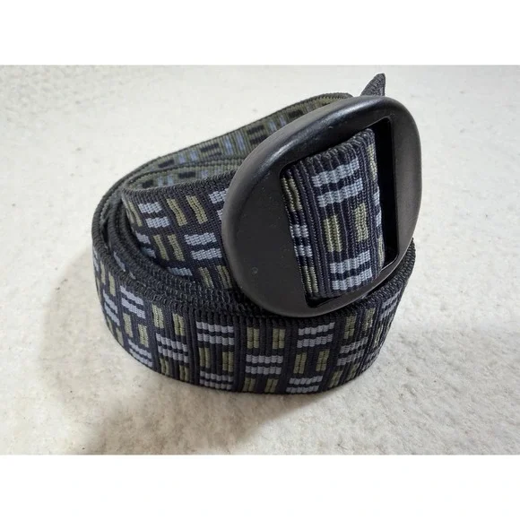 Mossimo Reversible Web Belt Geometric Pattern 1 Inch Casual Streetwear