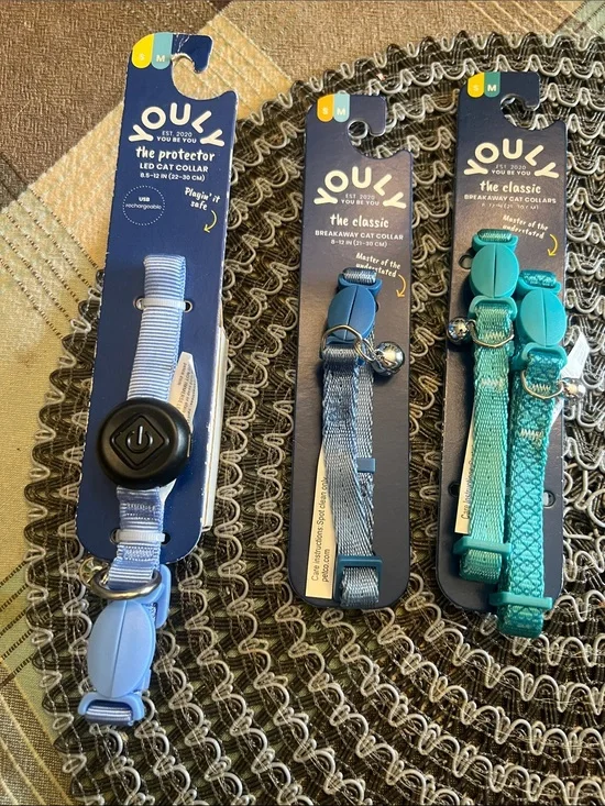 Cats Breakaway Cat Collars - Blue & Teal