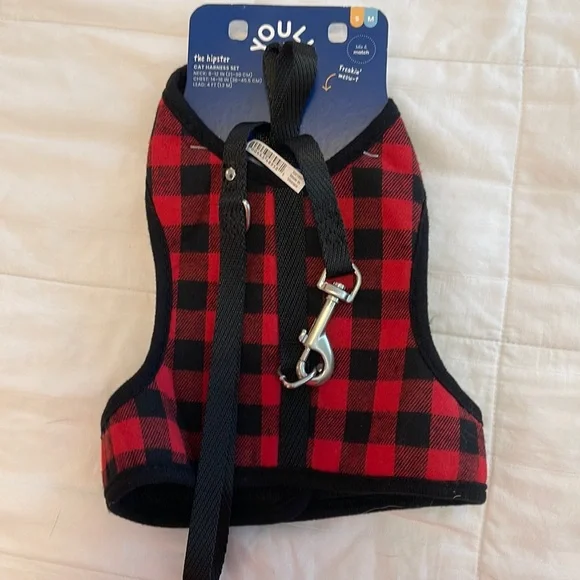 Youly Cat Harness Set - 14”-18” girth. S/M
