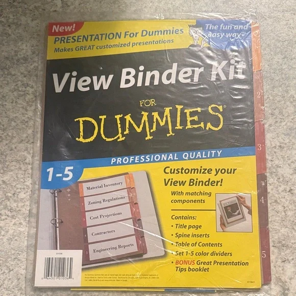 View Binder Kit for Dummies