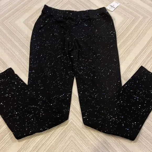 Gap Kids Girls Black with Sparkle Leggings