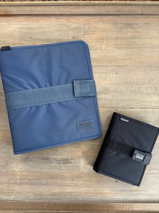 Vintage 90s Five Star binder and planner set