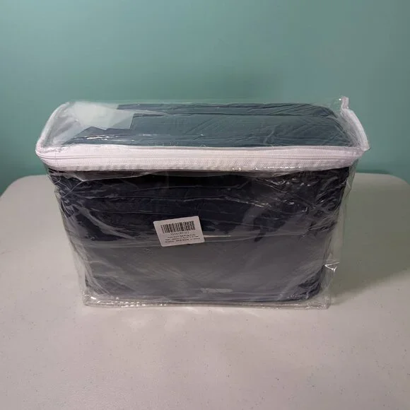 Inron King‎ Size Blue Quilt & 2 pillow Shams