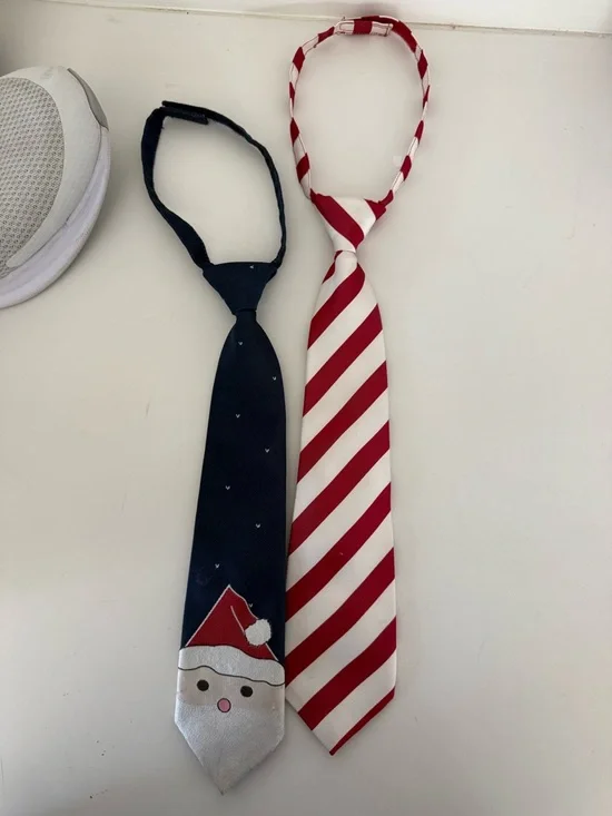 2 toddler holiday ties