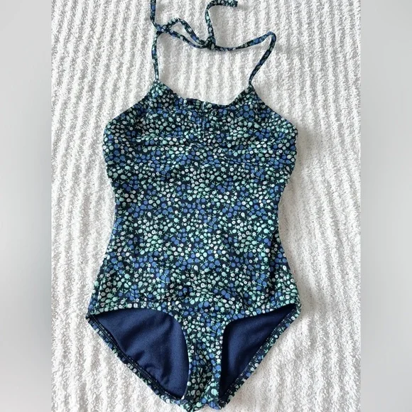 GAP Kids Navy Floral Swimsuit