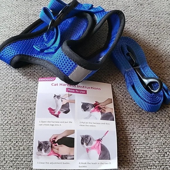 NEW Cat Harness with Leash size Medium