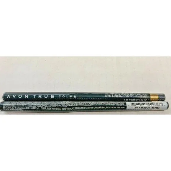 Lot of 2 Avon True Color Eyeliner, 24 Karat, New Sealed, Set of 2