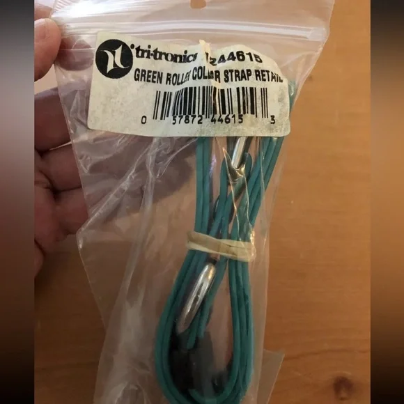 Tri-Tronics Green Roller Collar Strap - NEW