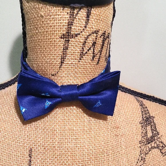 Elegant Blue Bow Tie