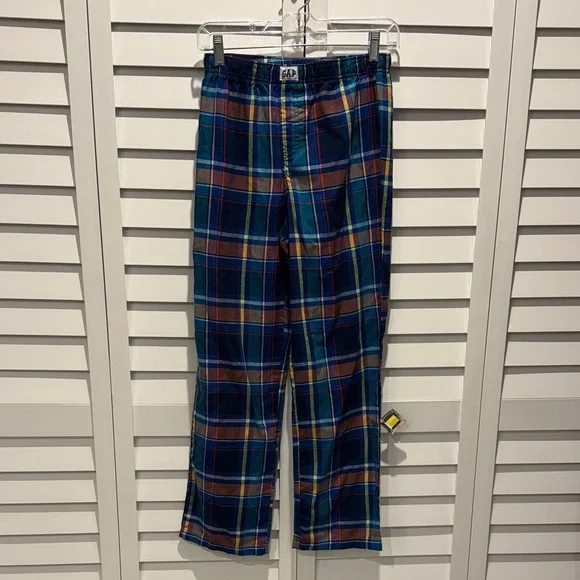 GAP Multicolor Plaid Lounge Pants