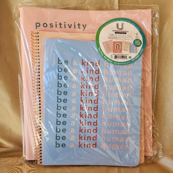 Pink binder bundle