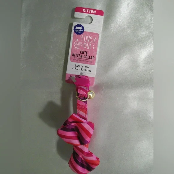 Youly the sweetheart Valentine’s Day Check Cat Collar