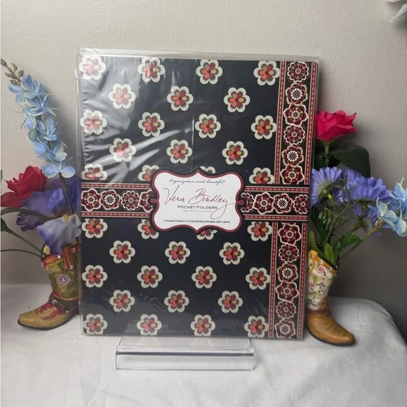 NWT Vera Bradley Pirouette Pocket Folders Retired Rare