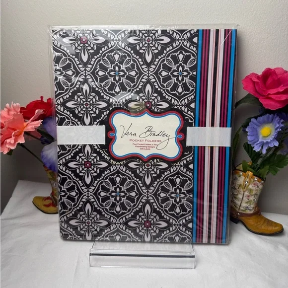 NWT Vera Bradley Barcelona Pocket Folders Retired Rare