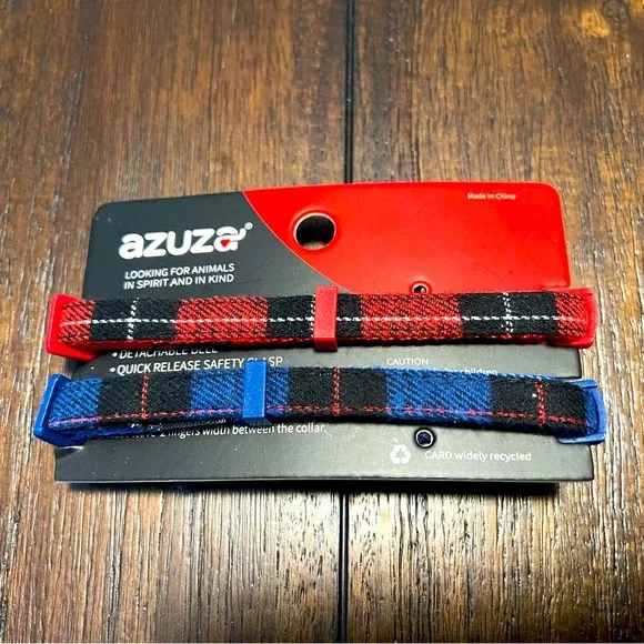 Plaid Cat Collars 2ct.