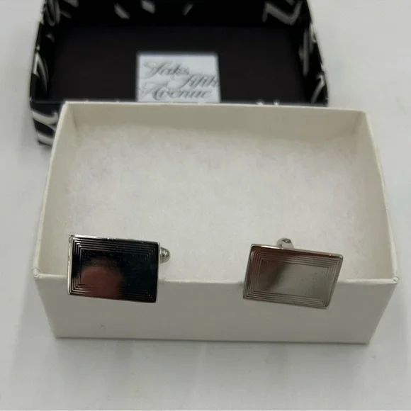 Men’s David Donohue Sterling silver cufflinks