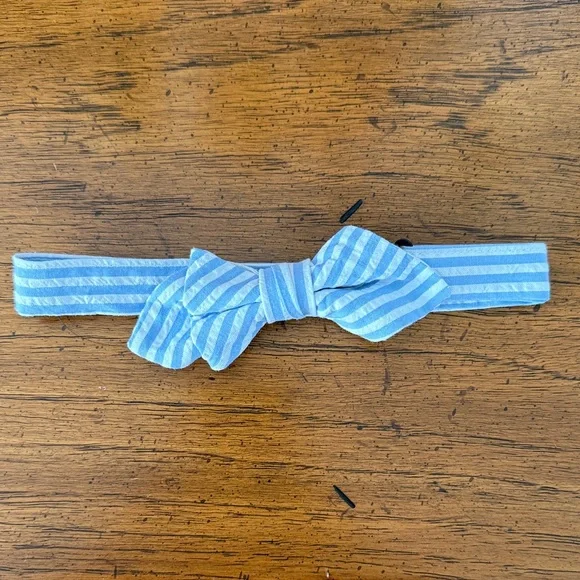 Crewcuts Light Blue Striped Kids Tie