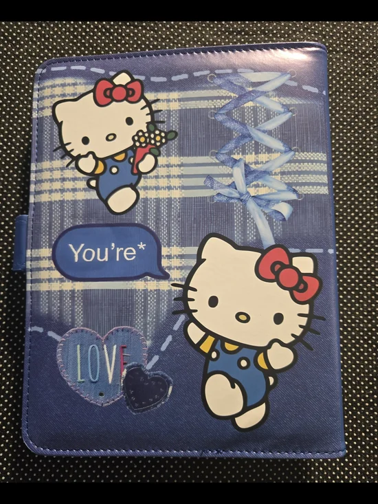 Hello Kitty Blue A5 Binder - Brand New, Never Used