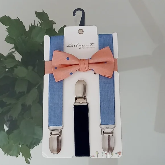 Starting Out Bow Tie and Suspenders