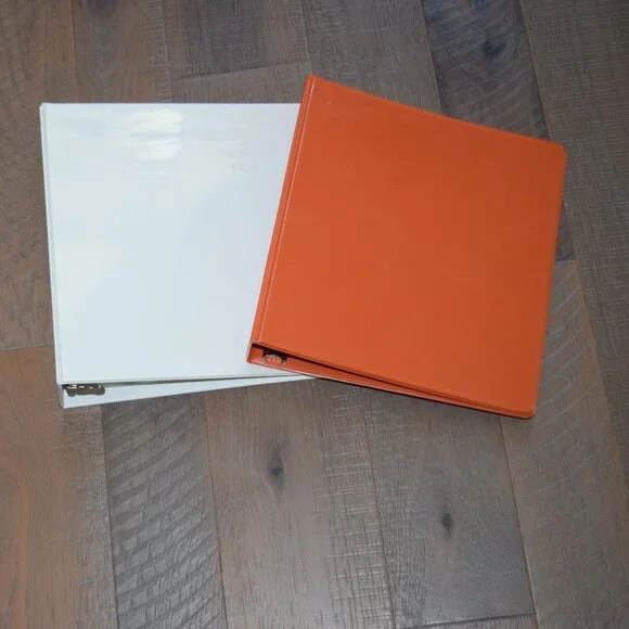 LOT Corporate Express Deluxe Locking Round Ring View Binders 2