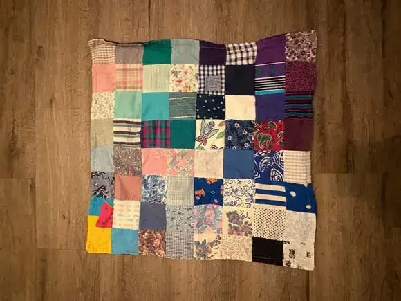 Vintage Multi-Pattern Doll Quilt