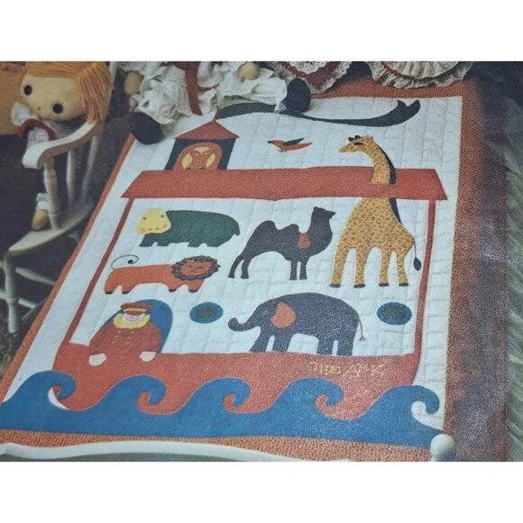 Little Vogue 1327 Noahs Ark Twin or Crib‎ Quilt Uncut pattern