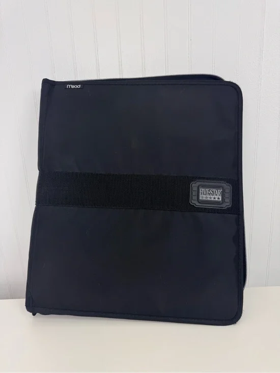 Vintage 1991 Five Star First Gear Zipper Binder