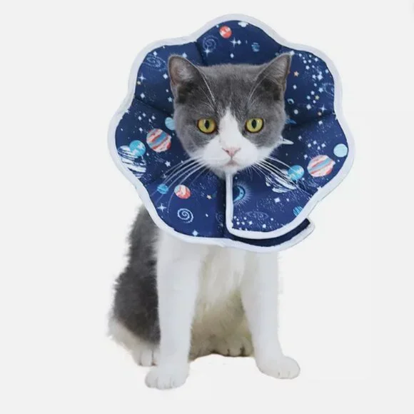 Cat Cone Recovery Collar for After Surgery Soft Pet Protective Collar Adjustable