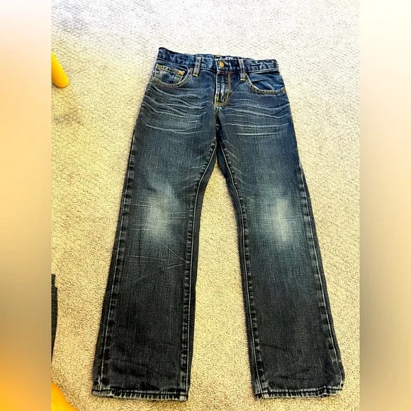 GAP Classic Blue Straight-Leg Jeans Vintage Wash