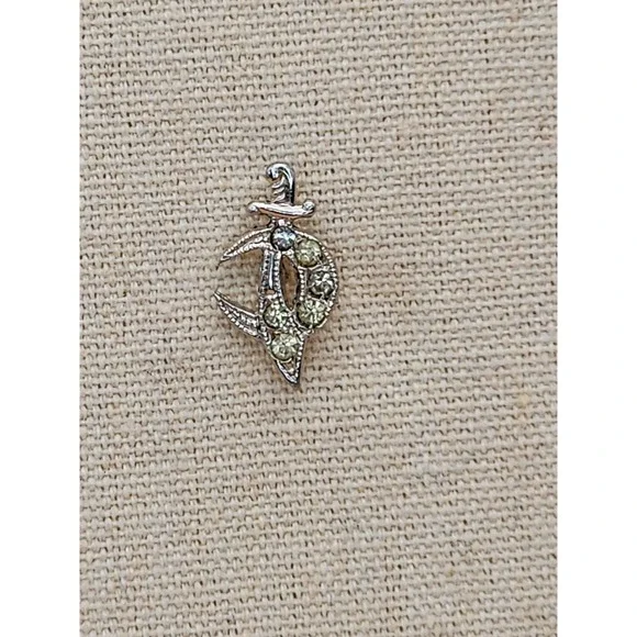 Vtg 925 Sterling Silver Crystal Masonic Shriners‎ Lapel Pin Tie Tack Hat Pin