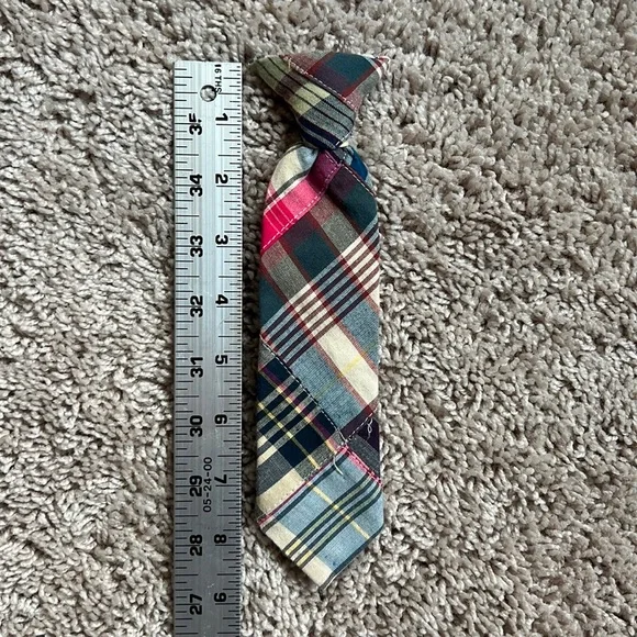Kids Patchwork Clip On Tie