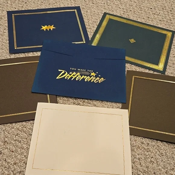 Certificate Folders - Set of 6