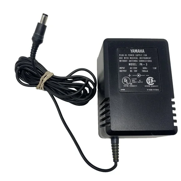 Vtg Original Yamaha PA-3 Power Supply Adapter AC 120V DC 10V H3B0 Japan - Works!