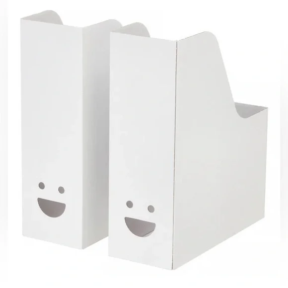 White IKEA Magazine File Holder