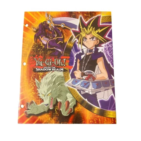 Vintag 1996 Yu-Gi-Oh! Enter The Shadow Realm Binder Folder New Unused Starpoint