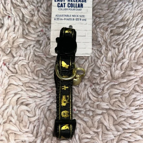 Whisker City Gold Egyptian Easy Release Kitten Collar