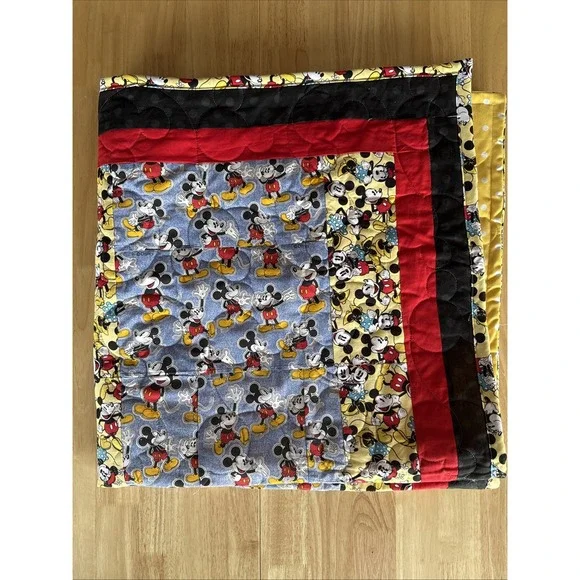 Disney Mickey Mouse Quilt Baby Mickey Minnie Mouse‎ 45x45