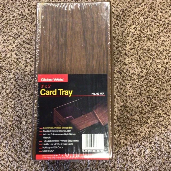Brown Card Tray for Home Office