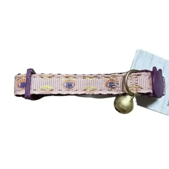 vintage Cat Adult‎ Collar Pink Evil Eye Adjustable 8-12