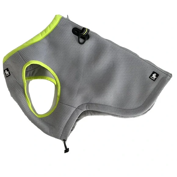 Truelove Dog COOLING Vest Harness Jacket for Warm Hot Outdoors LARGE Grey/green