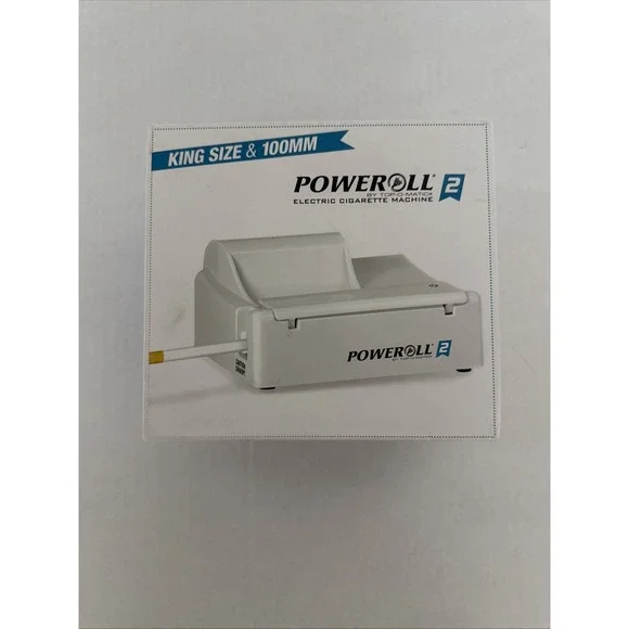 POWEROLL 2‎ Top-O-Matic Electric Cigarette Machine - King Size & 100mm