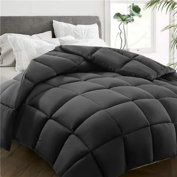 All Season Queen Size Bed Comforter - Cooling Down Alternative Quilted
