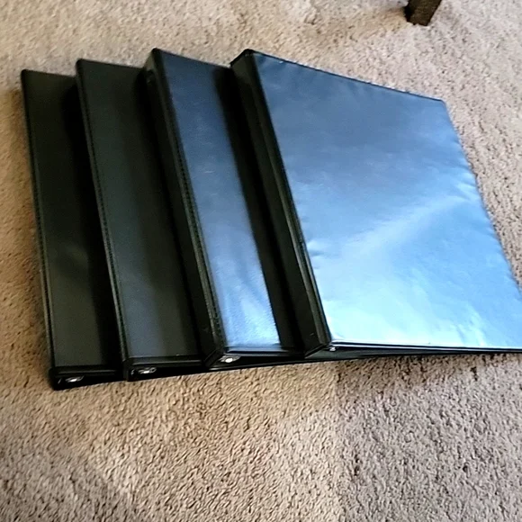 Set of 4 Black 1/2