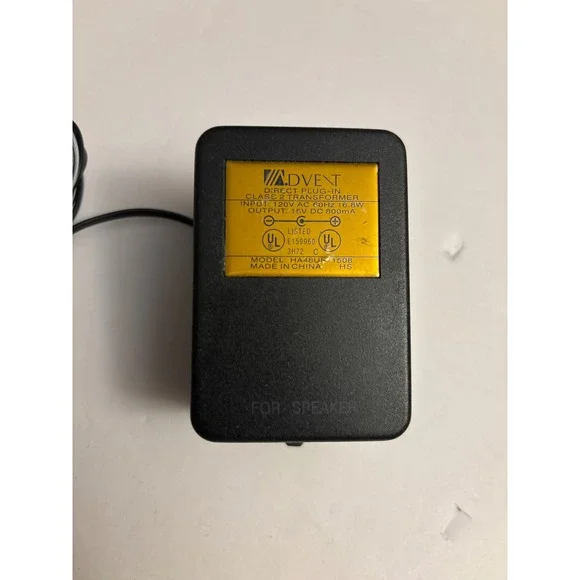 Advent MA48UR T508 16V DC 800mA 120V AC Power Supply Adapter for Speakers